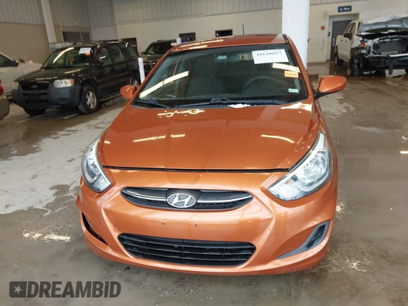 2015 Hyundai Accent GS with VIN KMHCT5AE6FU211955, listed as a IAAI auction lot 41610857 with 106,497 mi miles. Bid and sale history available at carsss.com. Image 12.