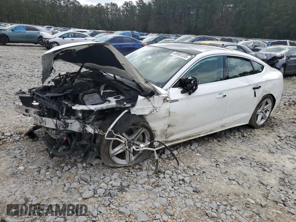 2021 Audi A5 Sportback S line Premium Plus with VIN WAUFACF54MA041742, listed as a Copart auction lot 48866535 with 0 mi miles and Salvage Title. Bid and sale history available at carsss.com. Image 1.