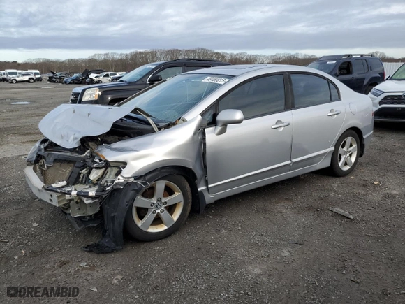 2008 Honda Civic Sdn EX with VIN 1HGFA16898L019295, listed as a Copart auction lot 49469015 with 0 mi miles and Clean Title. Bid and sale history available at carsss.com. Image 1.