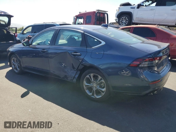 2023 Honda Accord EX-L with VIN 1HGCY2F63PA047073, listed as a Copart auction lot 57322505 with 16,436 mi miles and Salvage title. Bid and sale history available at DreamBid. Image 2.