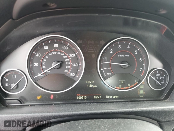 2013 BMW 3 Series 335i xDrive with VIN WBA3B9C53DF586535, listed as a Copart auction lot 65420104 with 100,210 mi miles and Salvage Title. Bid and sale history available at carsss.com. Image 9.