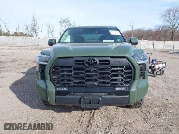 2023 Toyota Tundra Limited with VIN 5TFJA5DBXPX081603, listed as a IAAI auction lot 41293156 with 15,155 mi miles and . Bid and sale history available at DreamBid. Image 12.