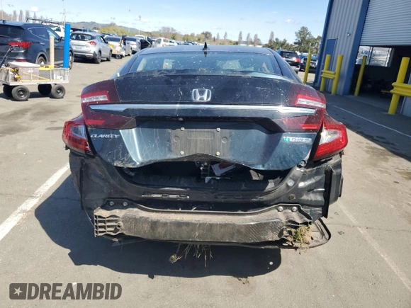 2019 Honda Clarity Plug-In Hybrid with VIN JHMZC5F17KC004378, listed as a Copart auction lot 50044795 with 74,222 mi miles and Salvage Title. Bid and sale history available at carsss.com. Image 6.