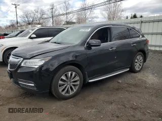 2016 Acura MDX w/Tech with VIN 5FRYD4H46GB053849, listed as a Copart auction lot 53249525 with 67,717 mi miles and Salvage Title. Bid and sale history available at carsss.com. Image 1.