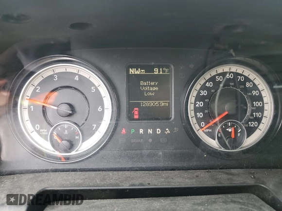 2018 Ram 2500 Tradesman with VIN 3C6UR5HJ4JG288501, listed as a Copart auction lot 52816565 with 128,905 mi miles and Clean title. Bid and sale history available at DreamBid. Image 9.