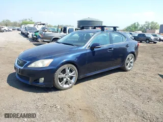 2009 Lexus IS 250 with VIN JTHBK262095105143, listed as a IAAI auction lot 41709381 with 1 mi miles. Bid and sale history available at carsss.com. Image 2.