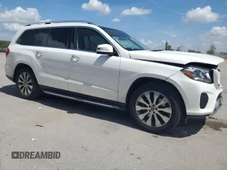 2017 Mercedes-Benz GLS 450 with VIN 4JGDF6EE7HA977726, listed as a Copart auction lot 60707555 with 117,993 mi miles and Salvage title. Bid and sale history available at DreamBid. Image 4.