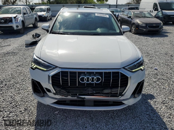 2019 Audi Q3 S line Premium Plus with VIN WA1EECF33K1071226, listed as a Copart auction lot 44584645 with 66,610 mi miles and Non Repairable. Bid and sale history available at carsss.com. Image 5.