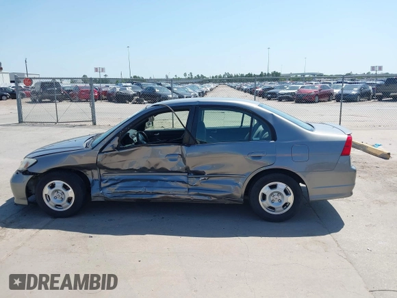 2005 Honda Civic with VIN JHMES966X5S003661, listed as a IAAI auction lot 41991358 with 145,574 mi miles and . Bid and sale history available at DreamBid. Image 15.