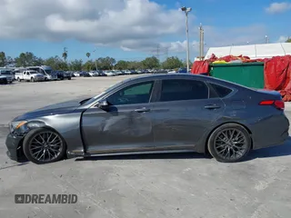 2020 Genesis G80 3.8L with VIN KMTFN4JE9LU332627, listed as a IAAI auction lot 41155598 with 70,070 mi miles. Bid and sale history available at carsss.com. Image 14.