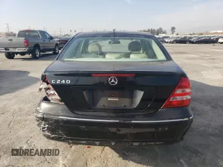 2005 Mercedes-Benz C 240 with VIN WDBRF61J35A773819, listed as a Copart auction lot 83398034 with 117,356 mi miles and Salvage Title. Bid and sale history available at DreamBid. Image 6.