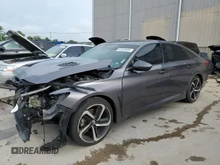 2018 Honda Accord Sedan Sport 1.5T with VIN 1HGCV1F3XJA195186, listed as a Copart auction lot 61652694 with 0 mi miles and Non Repairable. Bid and sale history available at carsss.com. Image 1.