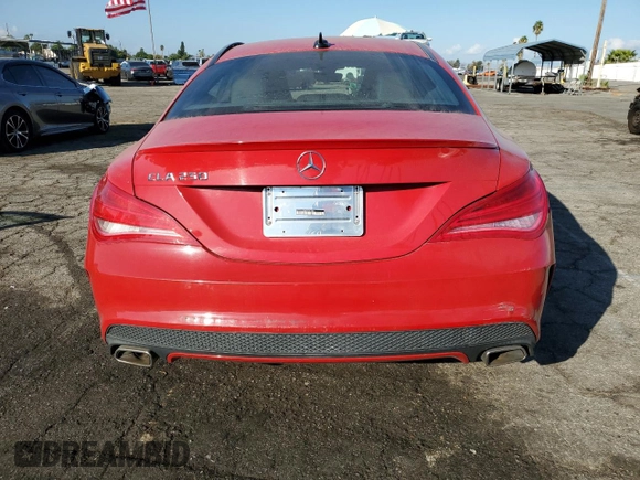 2015 Mercedes-Benz CLA 250 with VIN WDDSJ4EB4FN241357, listed as a Copart auction lot 73822933 with 16,599 mi miles and . Bid and sale history available at DreamBid. Image 6.