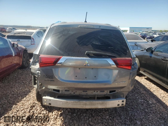 2016 Mitsubishi Outlander ES with VIN JA4AD2A38GZ035804, listed as a Copart auction lot 56768395 with 144,821 mi miles and Salvage title. Bid and sale history available at DreamBid. Image 6.