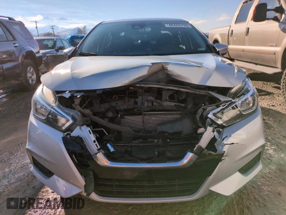 2021 Nissan Versa SV with VIN 3N1CN8EV4ML848265, listed as a Copart auction lot 46469795 with 51,987 mi miles and Salvage title. Bid and sale history available at DreamBid. Image 5.