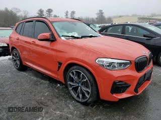 2021 BMW X3 M with VIN 5YMTS0C02M9G31637, listed as a Copart auction lot 44568295 with 0 mi miles and Salvage Title. Bid and sale history available at carsss.com. Image 4.