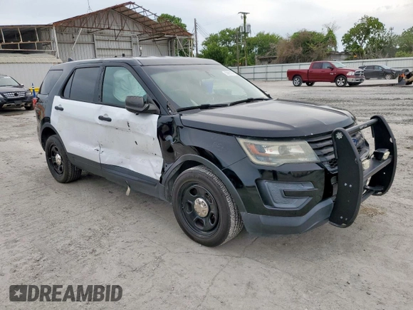 2017 Ford Police Interceptor Utility z VIN 1FM5K8ARXHGB15585, wystawiony jako Copart lot #58861855 z przebiegiem 95 176 mil mil oraz Szkoda całkowita • Salvage title. Historia ofert i sprzedaży dostępna na DreamBid. Obrazek 4.
