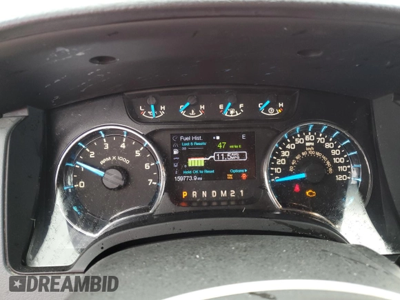 2013 Ford F-150 XL with VIN 1FTFW1CT9DKD58745, listed as a Copart auction lot 49869035 with 159,773 mi miles and Salvage Title. Bid and sale history available at carsss.com. Image 9.
