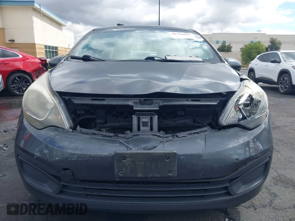 2013 Kia Rio SX with VIN KNADN4A33D6294075, listed as a IAAI auction lot 41728082 with 119,297 mi miles. Bid and sale history available at carsss.com. Image 6.