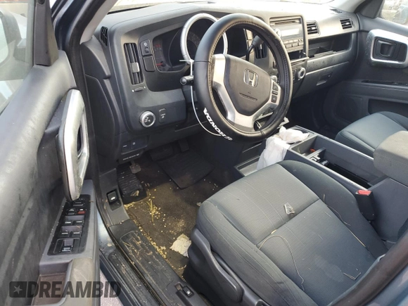 2007 Honda Ridgeline RTX with VIN 2HJYK16327H547986, listed as a Copart auction lot 76368824 with 0 mi miles and Salvage Title. Bid and sale history available at carsss.com. Image 8.