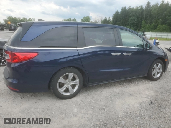 2019 Honda Odyssey EX with VIN 5FNRL6H58KB022432, listed as a Copart auction lot 61501254 with 91,979 mi miles and Non Repairable. Bid and sale history available at carsss.com. Image 3.