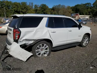 2022 Chevrolet Tahoe High Country with VIN 1GNSKTKL1NR313709, listed as a Copart auction lot 75839884 with 55,755 mi miles and Salvage Title. Bid and sale history available at carsss.com. Image 3.
