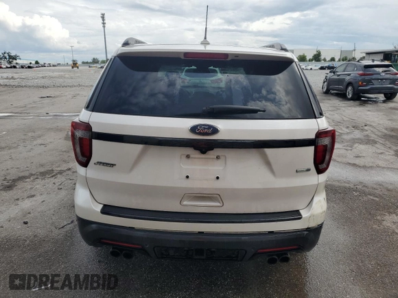 2018 Ford Explorer Sport with VIN 1FM5K8GT2JGB78916, listed as a Copart auction lot 59414335 with 121,842 mi miles and Salvage title. Bid and sale history available at DreamBid. Image 6.