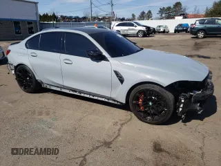 2022 BMW M3 Competition xDrive z VIN WBS43AY03NFL88650, wystawiony jako Copart lot #44151713 z przebiegiem 10 868 mil mil oraz . Historia ofert i sprzedaży dostępna na DreamBid. Obrazek 4.