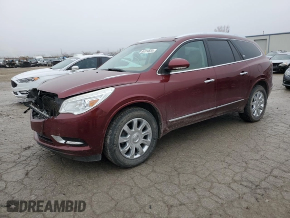 2016 Buick Enclave Leather with VIN 5GAKVBKD5GJ303089, listed as a Copart auction lot 86314634 with 143,753 mi miles and Salvage Title. Bid and sale history available at DreamBid. Image 1.