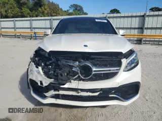 2018 Mercedes-Benz GLE 63 S AMG with VIN 4JGED7FB7JA095871, listed as a Copart auction lot 83789674 with 73,718 mi miles and Salvage title. Bid and sale history available at DreamBid. Image 5.