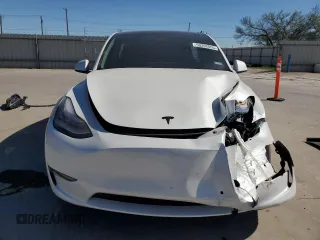 2022 Tesla Model Y Long Range with VIN 7SAYGAEE6NF506405, listed as a Copart auction lot 50392655 with 36,866 mi miles and Salvage Title. Bid and sale history available at DreamBid. Image 5.