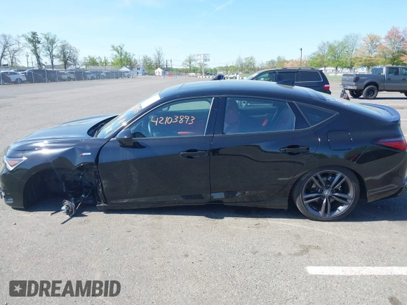 2025 Acura Integra w/A-Spec Package with VIN 19UDE4H35SA001006, listed as a IAAI auction lot 42103893 with 9,054 mi miles and . Bid and sale history available at DreamBid. Image 15.