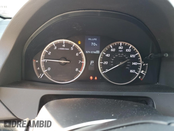 2015 Acura RDX Technology with VIN 5J8TB4H51FL001178, listed as a Copart auction lot 54541305 with 74,650 mi miles and Salvage Title. Bid and sale history available at DreamBid. Image 9.