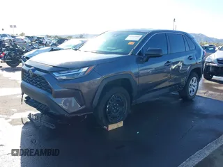 2023 Toyota RAV4 LE with VIN 2T3F1RFV5PC348351, listed as a IAAI auction lot 41825060 with 48,968 mi miles. Bid and sale history available at carsss.com. Image 18.