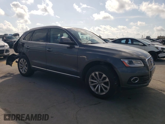 2017 Audi Q5 Premium with VIN WA1C2AFP9HA081470, listed as a Copart auction lot 54559155 with 81,025 mi miles and Salvage title. Bid and sale history available at DreamBid. Image 4.