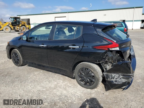 2022 Nissan LEAF S with VIN 1N4AZ1BVXNC563237, listed as a Copart auction lot 50106515 with 44,295 mi miles and Salvage Title. Bid and sale history available at DreamBid. Image 2.