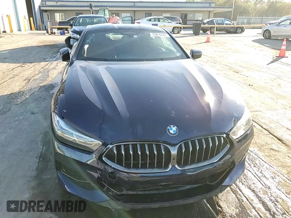 2019 BMW 8 Series M850i xDrive with VIN WBABC4C58KBU96541, listed as a Copart auction lot 75816644 with 24,078 mi miles and Salvage Title. Bid and sale history available at carsss.com. Image 13.
