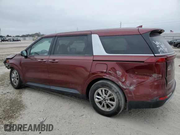 2022 Kia Carnival LXS with VIN KNDNB4H35N6123318, listed as a Copart auction lot 85757954 with 62,658 mi miles and Non Repairable. Bid and sale history available at carsss.com. Image 2.
