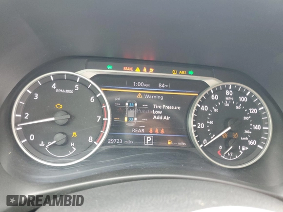 2024 Nissan Sentra SV with VIN 3N1AB8CV8RY294029, listed as a Copart auction lot 54939025 with 29,723 mi miles and Salvage Title. Bid and sale history available at DreamBid. Image 9.