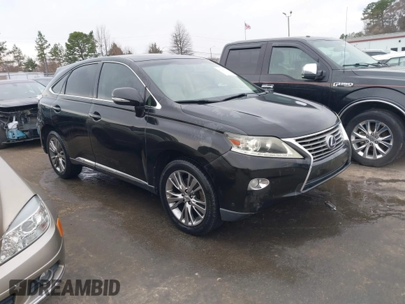 2013 Lexus RX with VIN JTJZB1BA3D2007447, listed as a IAAI auction lot 41690121 with 157,738 mi miles. Bid and sale history available at carsss.com. Image 1.