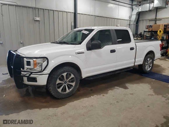 2019 Ford F-150 XL with VIN 1FTFW1E57KKF17645, listed as a Copart auction lot 45751145 with 92,136 mi miles and Clean Title. Bid and sale history available at carsss.com. Image 1.
