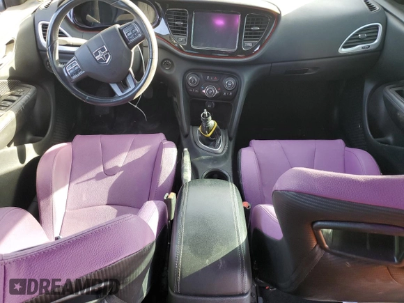 2016 Dodge Dart Aero with VIN 1C3CDFDH8GD680368, listed as a Copart auction lot 72646374 with 139,526 mi miles and Salvage Title. Bid and sale history available at carsss.com. Image 8.