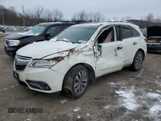 2015 Acura MDX Technology z VIN 5FRYD4H41FB014083, wystawiony jako Copart lot #44733655 z przebiegiem 132 109 mil mil oraz Szkoda całkowita • Salvage title. Historia ofert i sprzedaży dostępna na DreamBid. Obrazek 1.
