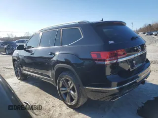 2019 Volkswagen Atlas SEL R-Line with VIN 1V2RR2CA3KC546952, listed as a Copart auction lot 46692645 with 64,416 mi miles and Salvage title. Bid and sale history available at DreamBid. Image 2.