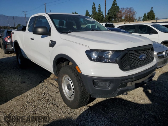 2021 Ford Ranger XL with VIN 1FTER1FHXMLD60010, listed as a Copart auction lot 45132135 with 38,237 mi miles and Salvage Title. Bid and sale history available at DreamBid. Image 4.