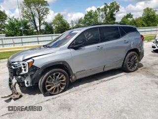 2024 GMC Terrain SLT with VIN 3GKALVEG1RL362583, listed as a Copart auction lot 55994745 with 27,120 mi miles and Salvage title. Bid and sale history available at DreamBid. Image 1.