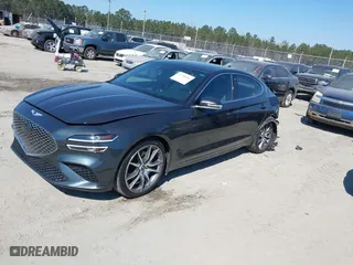 2022 Genesis G70 2.0T with VIN KMTG34TA0NU089099, listed as a IAAI auction lot 41708106 with 35,550 mi miles. Bid and sale history available at carsss.com. Image 2.