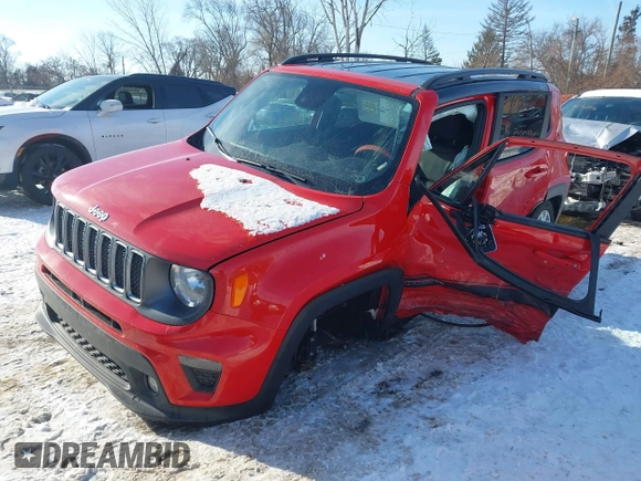 2023 Jeep Renegade Limited with VIN ZACNJDD11PPP35035, listed as a IAAI auction lot 41355944 with Not provided miles and . Bid and sale history available at DreamBid. Image 2.