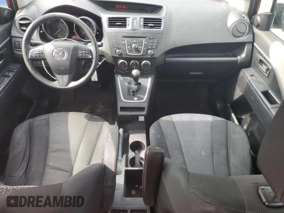 2012 Mazda 5 Sport with VIN JM1CW2BL4C0110696, listed as a Copart auction lot 58699865 with 201,603 mi miles and Salvage title. Bid and sale history available at DreamBid. Image 8.