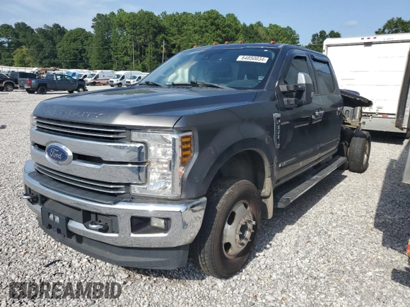 2018 Ford F-350 XL with VIN 1FT8W3DT7JEB59772, listed as a Copart auction lot 64850034 with Not provided miles and Salvage title. Bid and sale history available at DreamBid. Image 2.